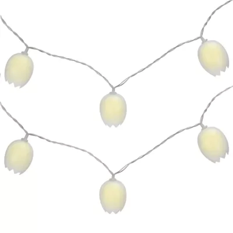 Northlight 5ft Clear Wire 10ct Cracked Egg Led String Lights String Lights