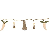 Northlight 4ft Carrots And Bunnies Plush Easter Indoor Outdoor Garland