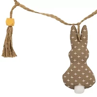 Northlight 4ft Carrots And Bunnies Plush Easter Indoor Outdoor Garland