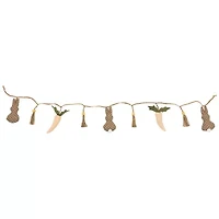 Northlight 4ft Carrots And Bunnies Plush Easter Indoor Outdoor Garland