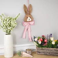 Northlight 21" Bunny With Bow Hanging Hanging Decor