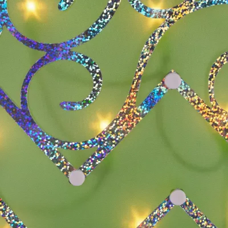 Northlight 12" Green Lighted Egg Easter Window Decor