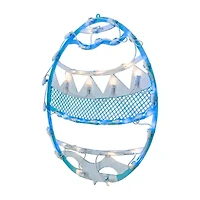 Northlight 17" Blue Led Lighted Egg Spring Window Easter Window Decor