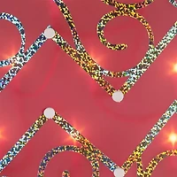 Northlight 12" Pink Lighted Egg Easter Window Decor