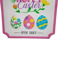 Northlight 10" Hoppy Open Daily Metal Wall Sign