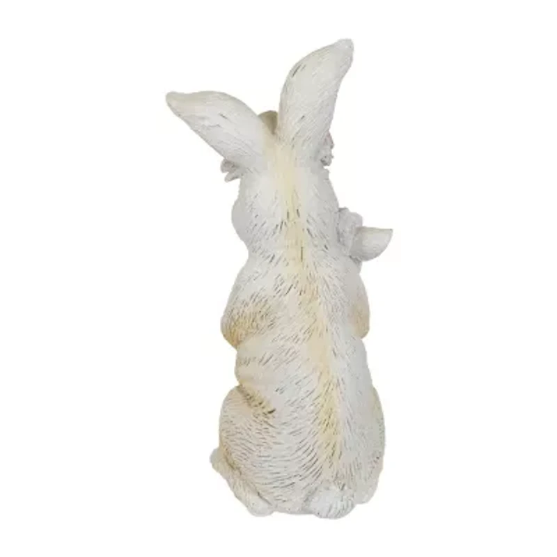 Northlight 9" Mother And Baby Bunny Outdoor Garden Easter Yard Art