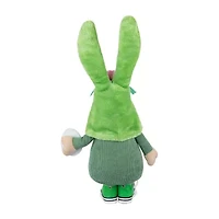 Northlight 15" Green And White Gnome With Bunny Ears Easter Gnome