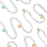 Northlight 25ft White  With Eggs Easter Indoor Outdoor Garland