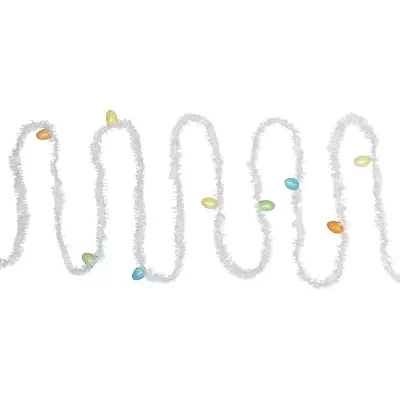 Northlight 25ft White  With Eggs Easter Indoor Outdoor Garland