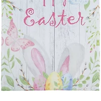 Northlight 13" Happy Bunny Ears Garden Flag