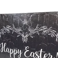 Northlight 18" Black And White Happy Bunnies Canvas Art