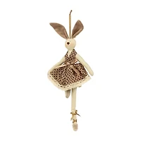 Northlight 13" Plush Ballerina Bunny Hanging Hanging Decor