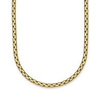 Unisex Adult 14K Gold 22 Inch Box Chain Necklace