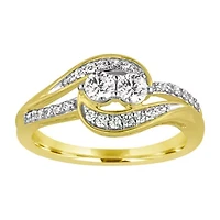 Two Forever™ ½ C.T. T.W. Natural Diamond 10K Yellow Gold Ring