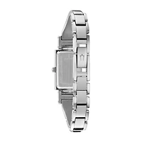 Bulova Classic Womens Silver Tone Stainless Steel Bangle Watch 96p209