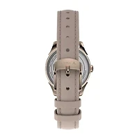 Timex Womens Rose Goldtone Leather Strap Watch Tw2t66500jt