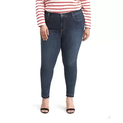 Levi's Womens Stretch Fabric 721 Skinny Fit Plus Jean
