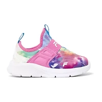 FILA Landbuzzer Tie Dye Toddler Girls Running Shoes