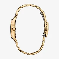 Citizen Womens Crystal Accent Gold Tone Stainless Steel Bracelet Watch Fe1147-79p