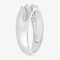 5.20mm Unisex Adult 1/3 CT. T.W. Natural White Diamond 10K White Gold Marquise Halo Side Stone Ring Set