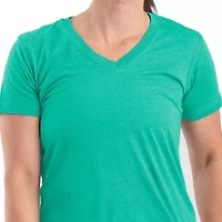 Berne Lightweight Performance Womens V Neck Short Sleeve T-Shirt