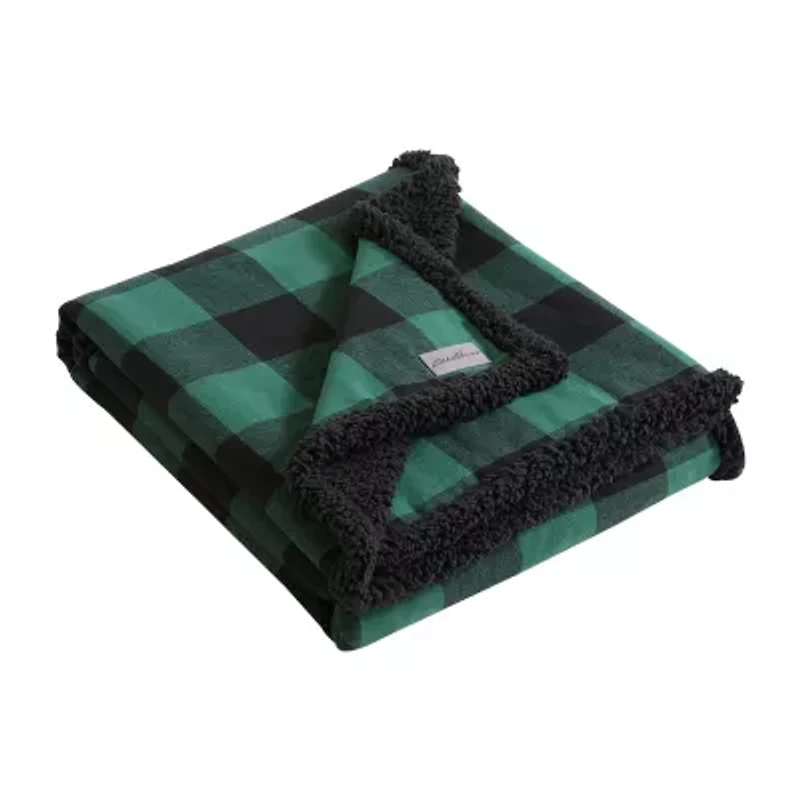 Eddie Bauer Fur Like 2pc 2-pc. Washable Lightweight Throw
