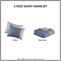 Madison Park Taylor Microfiber 3-pc. Hypoallergenic Quilt Set
