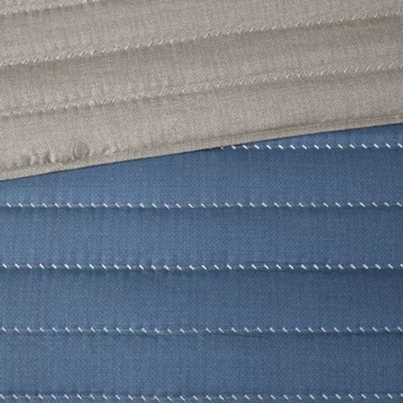 Madison Park Taylor Microfiber 3-pc. Hypoallergenic Quilt Set
