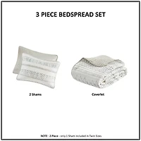 Madison Park Joshua 3-pc. Reversible Quilt Set