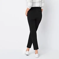 Liz Claiborne Emma Ponte Womens Ankle Mid Rise Pant