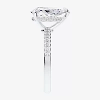 (G-H / Si1-Si2 Womens 4 1/4 CT. T.W. Lab Grown White Diamond 14K Gold Pear Side Stone Engagement Ring