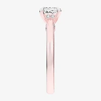 (G-H / Si1-Si2) Womens 1 1/7 CT. T.W. Lab Grown White Diamond 14K Rose Gold Solitaire Engagement Ring