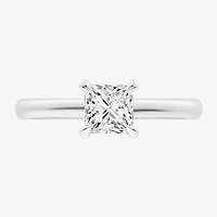 G-H / Si1-Si2) Womens 1/ CT. T.W. Lab Grown White Diamond 14K Gold Solitaire Engagement Ring