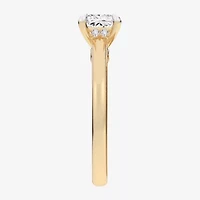G-H / Si1-Si2) Womens 1 1/ CT. T.W. Lab Grown White Diamond 14K Gold Solitaire Engagement Ring