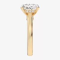 G-H / Si1-Si2) Womens 1/ CT. T.W. Lab Grown White Diamond 14K Gold Solitaire Engagement Ring