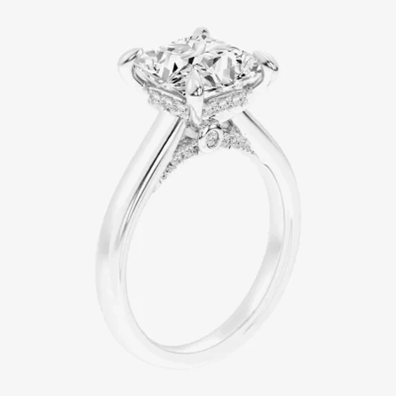 G-H / Si1-Si2) Womens 1/ CT. T.W. Lab Grown White Diamond 14K Gold Solitaire Engagement Ring
