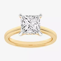(G-H / Si1-Si2) Womens 2 1/5 CT. T.W. Lab Grown White Diamond 14K Gold Solitaire Engagement Ring