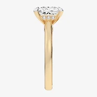 (G-H / Si1-Si2) Womens 2 1/5 CT. T.W. Lab Grown White Diamond 14K Gold Solitaire Engagement Ring