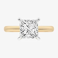 (G-H / Si1-Si2) Womens 2 1/5 CT. T.W. Lab Grown White Diamond 14K Gold Solitaire Engagement Ring