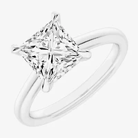 (G-H / Si1-Si2) Womens 2 1/5 CT. T.W. Lab Grown White Diamond 14K Gold Solitaire Engagement Ring