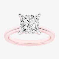 (G-H / Si1-Si2) Womens 2 1/5 CT. T.W. Lab Grown White Diamond 14K Rose Gold Solitaire Engagement Ring