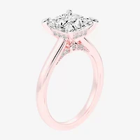 (G-H / Si1-Si2) Womens 2 1/5 CT. T.W. Lab Grown White Diamond 14K Rose Gold Solitaire Engagement Ring