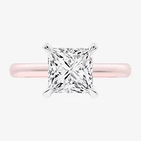 (G-H / Si1-Si2) Womens 2 1/5 CT. T.W. Lab Grown White Diamond 14K Rose Gold Solitaire Engagement Ring