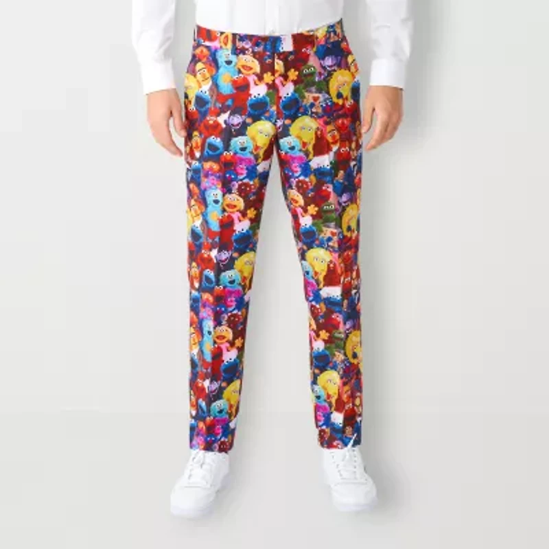 Opposuits Mens Sesame Street Suit & Tie Set