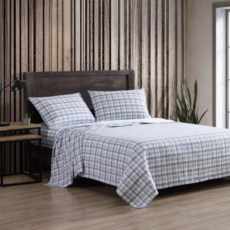 Eddie Bauer Cotton Flannel Sheet Set