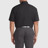 Van Heusen Big & Tall Mens Regular Fit Easy Care Short Sleeve Dress Shirt