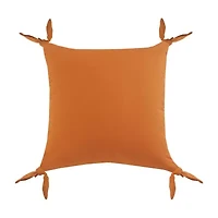 LR Home Alisey Solid Square Throw Pillow