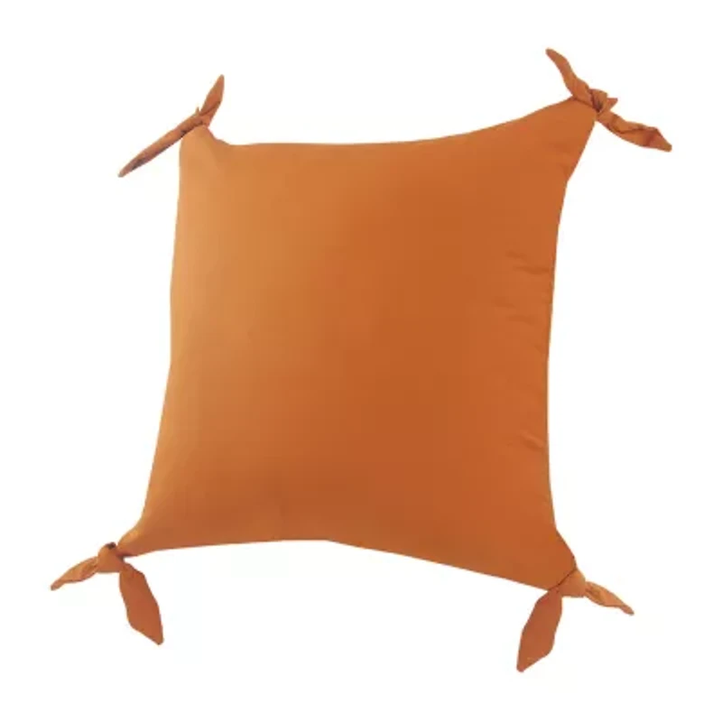 LR Home Alisey Solid Square Throw Pillow