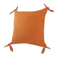 LR Home Alisey Solid Square Throw Pillow