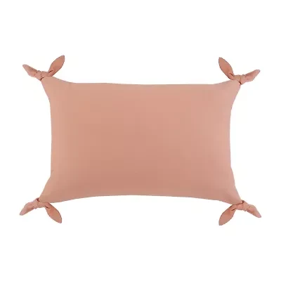 LR Home Aliseh Solid Rectangular Throw Pillow